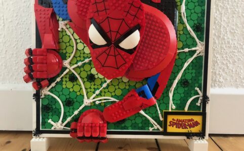 LEGO Art 31209 The Amazing Spider-Man, untere Hälfte