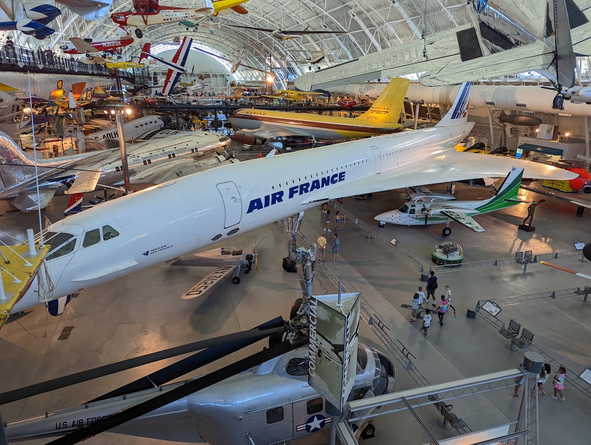 Boeing Aviation Hangar des National Air and Space Museum's Steven F. Udvar-Hazy Center: Die Concorde