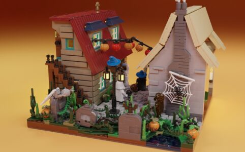 LEGO Halloween-Dorf