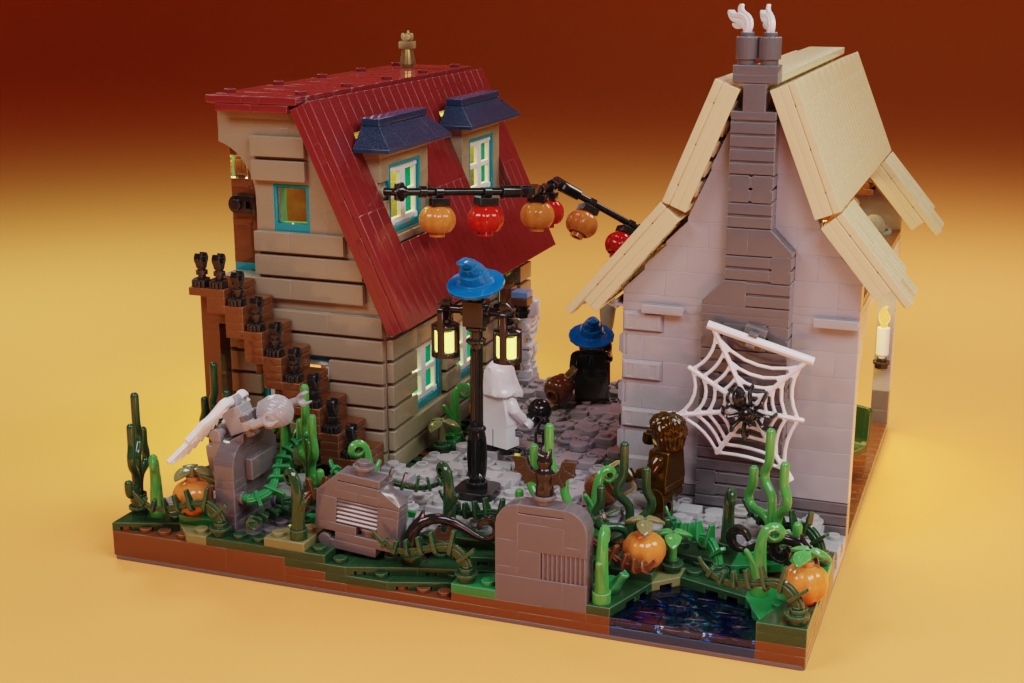 LEGO Halloween-Dorf