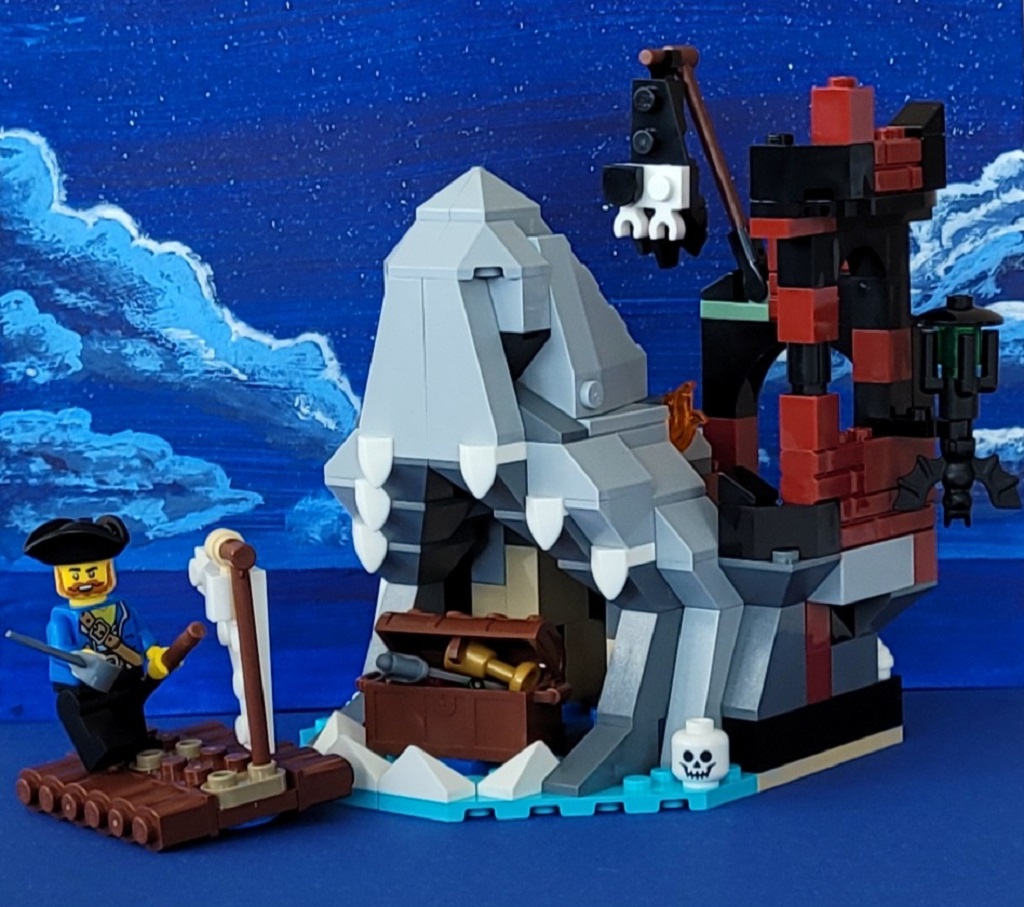  LEGO Scary Pirate Island GWP Building Set (40597, 214 pcs) :  Toys & Games