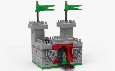 LEGO Graue Burg als Bauset