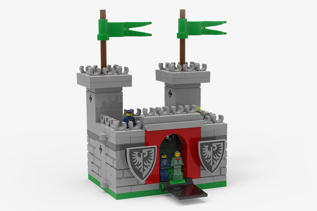 LEGO Graue Burg als Bauset