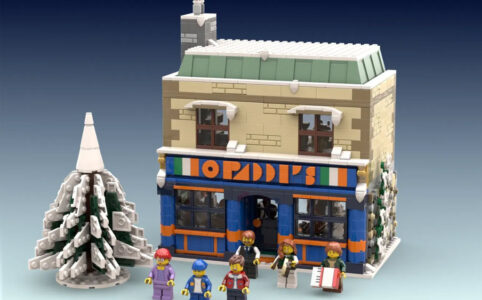 LEGO Ideas Winter Irish Music Restaurant