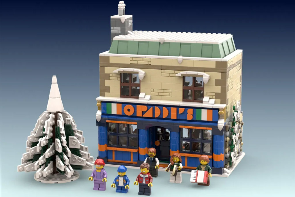 LEGO Ideas Winter Irish Music Restaurant