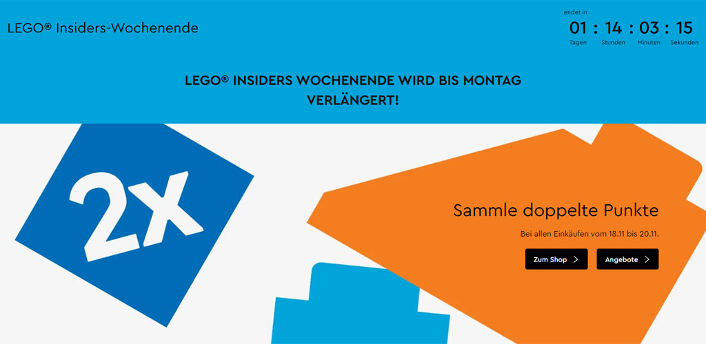 LEGO Insiders Wochenende
