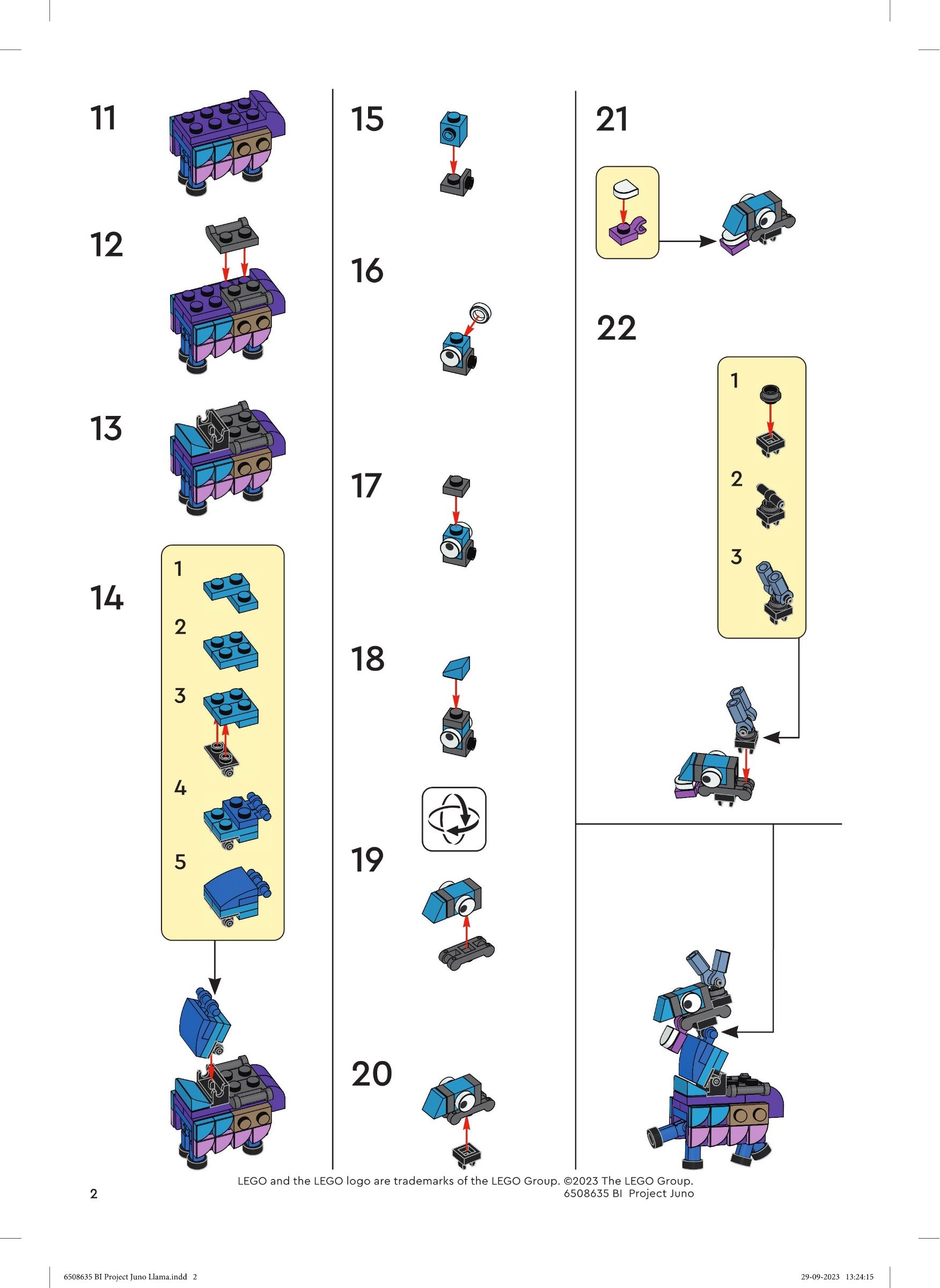 Erstes LEGO Fortnite Set: Anleitung Für Das Lama   Zusammengebaut