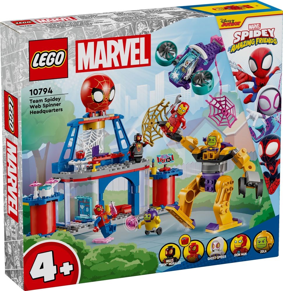 LEGO Marvel 4+ 10794 Das Hauptquartier von Spideys Team