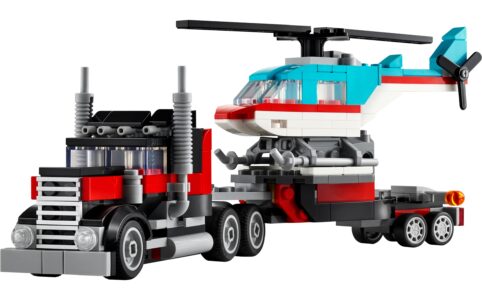 LEGO 31146 Creator Tieflader mit Hubschrauber