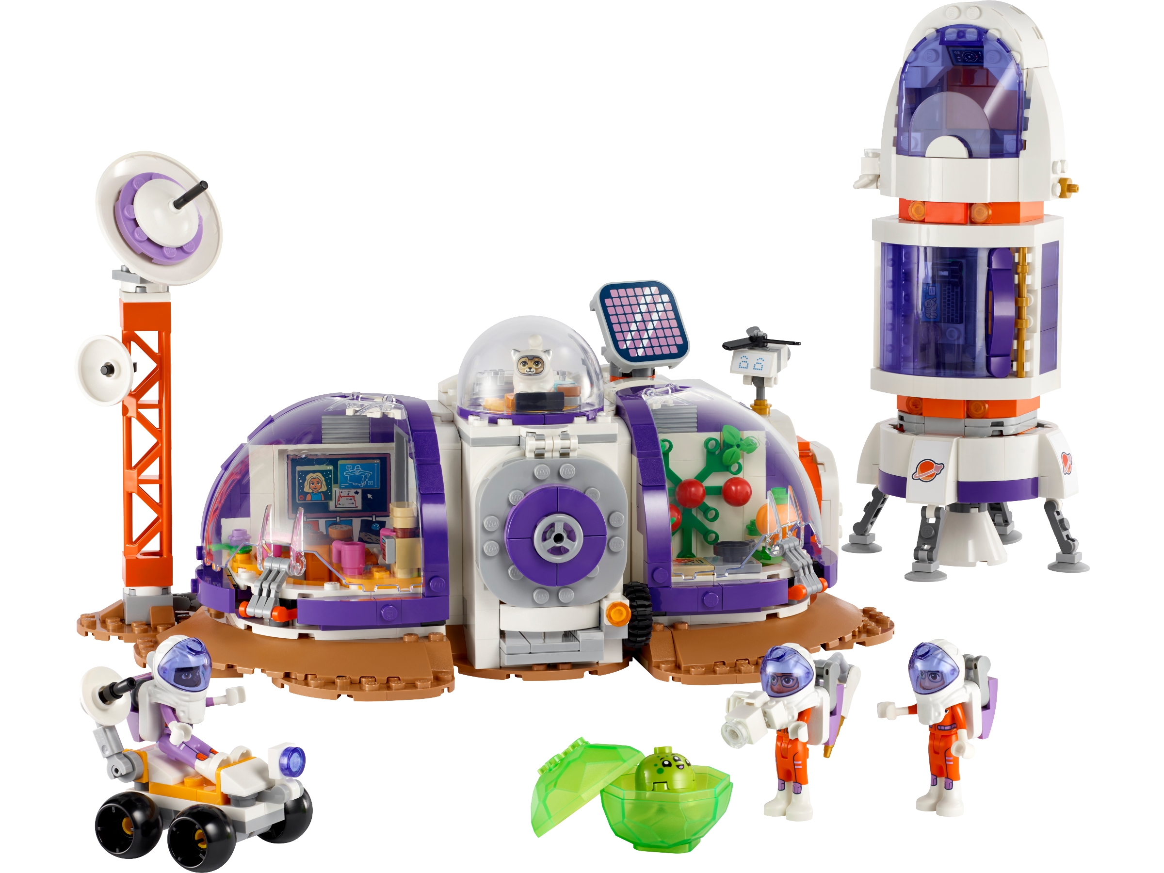 LEGO 42605 Friends Mars-Raumbasis mit Rakete