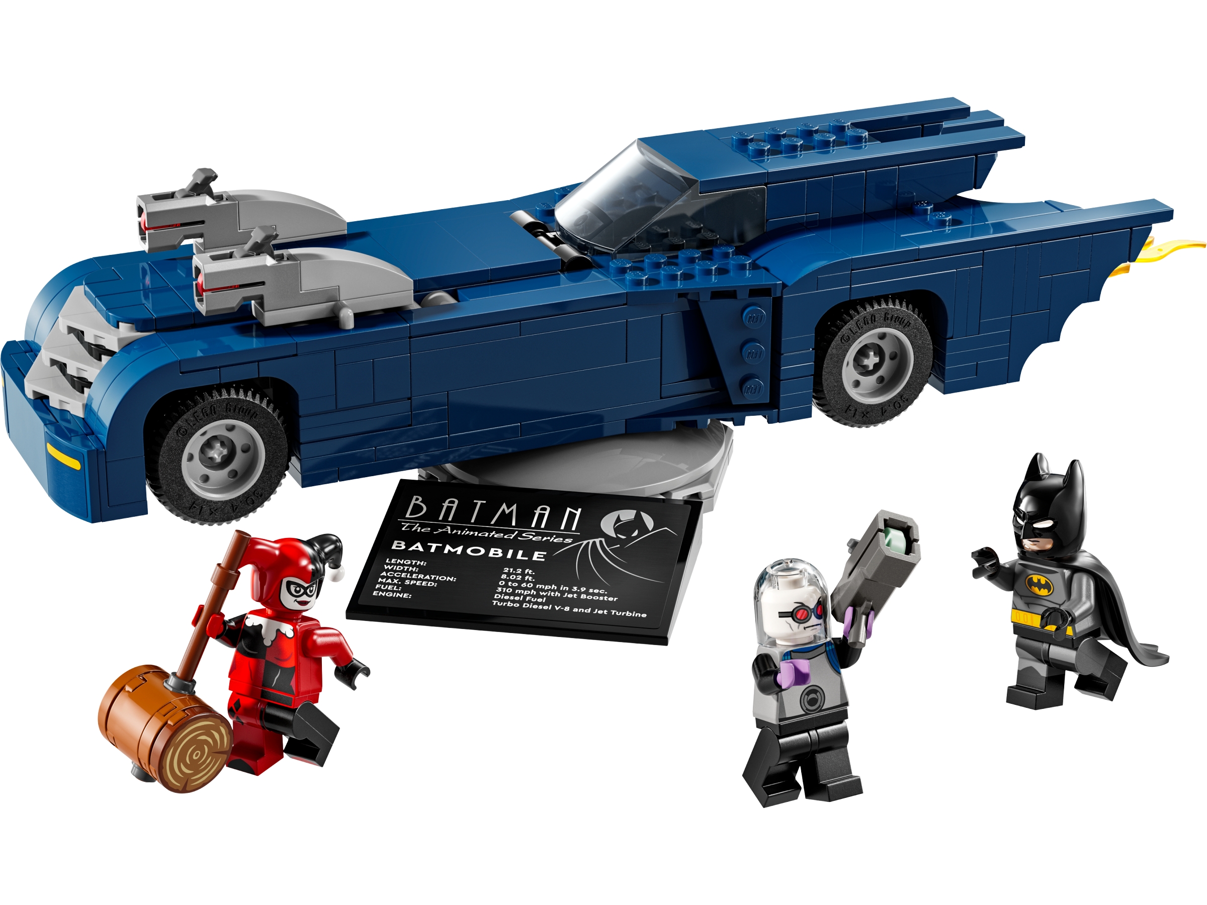 LEGO DC Comics 76274 Batman im Batmobil vs. Harley Quinn und Mr. Freeze