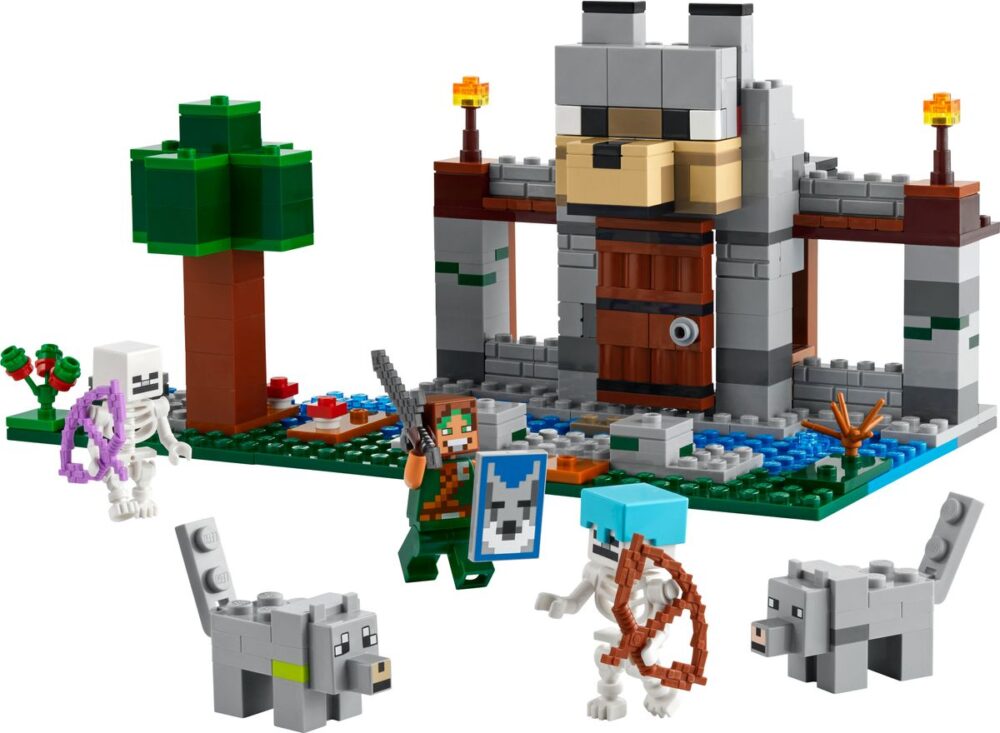 LEGO Minecraft 21261 Die Wolfsfestung