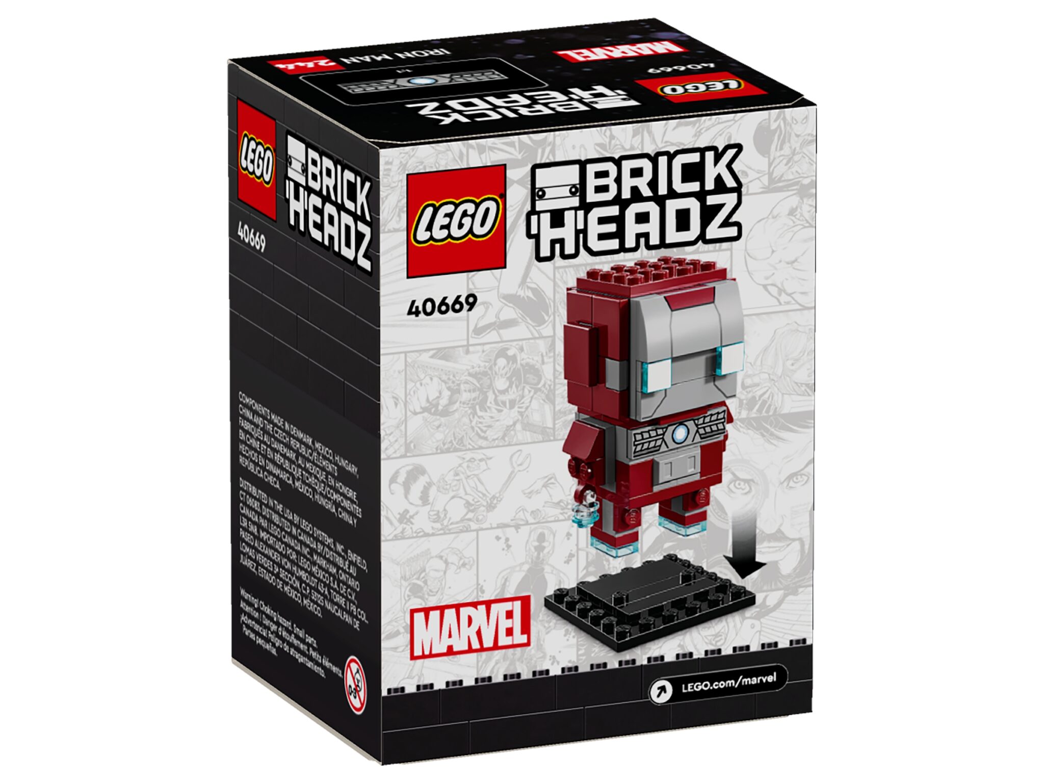 Exklusive LEGO Marvel Sammelfigur erscheint: BrickHeadz 40669 Iron Man ...