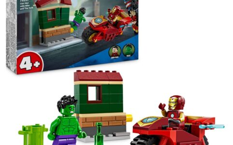 LEGO Marvel 76287 Iron Man mit Bike und der Hulk