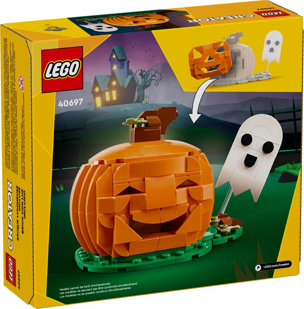 LEGO Creator 40697 HalloweenKürbis GratisBeigabe im Oktober! zusammengebaut