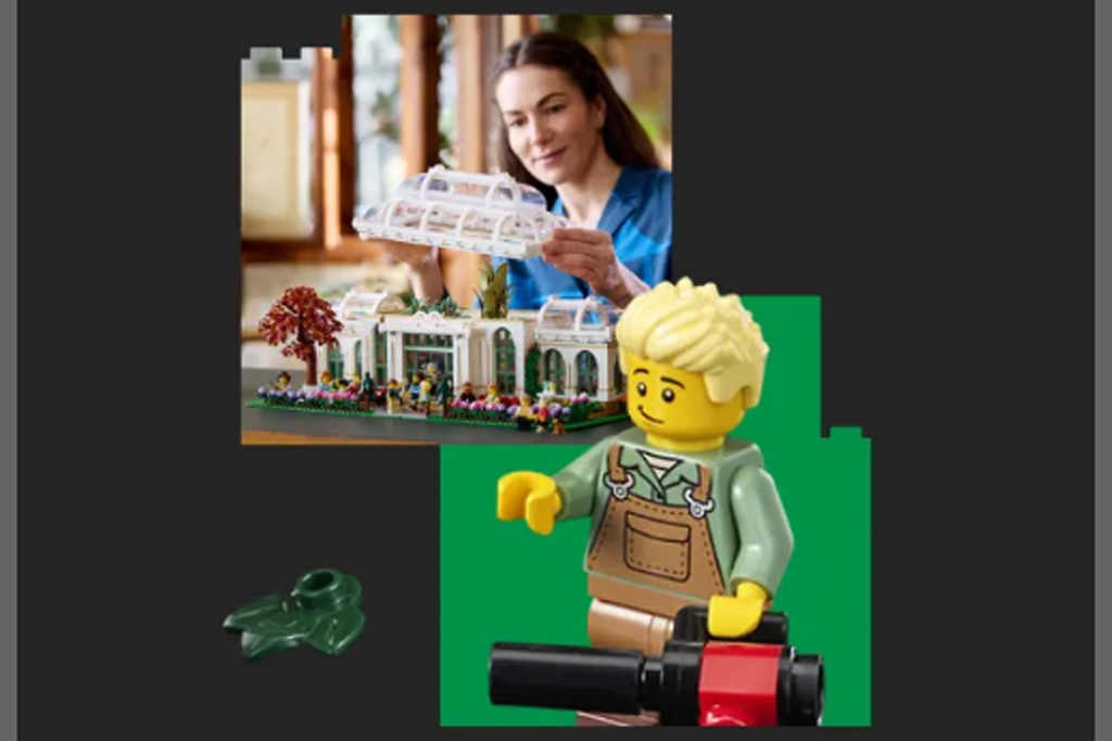 LEGO Leak Ideas Botanischer Garten blüht zu früh! zusammengebaut