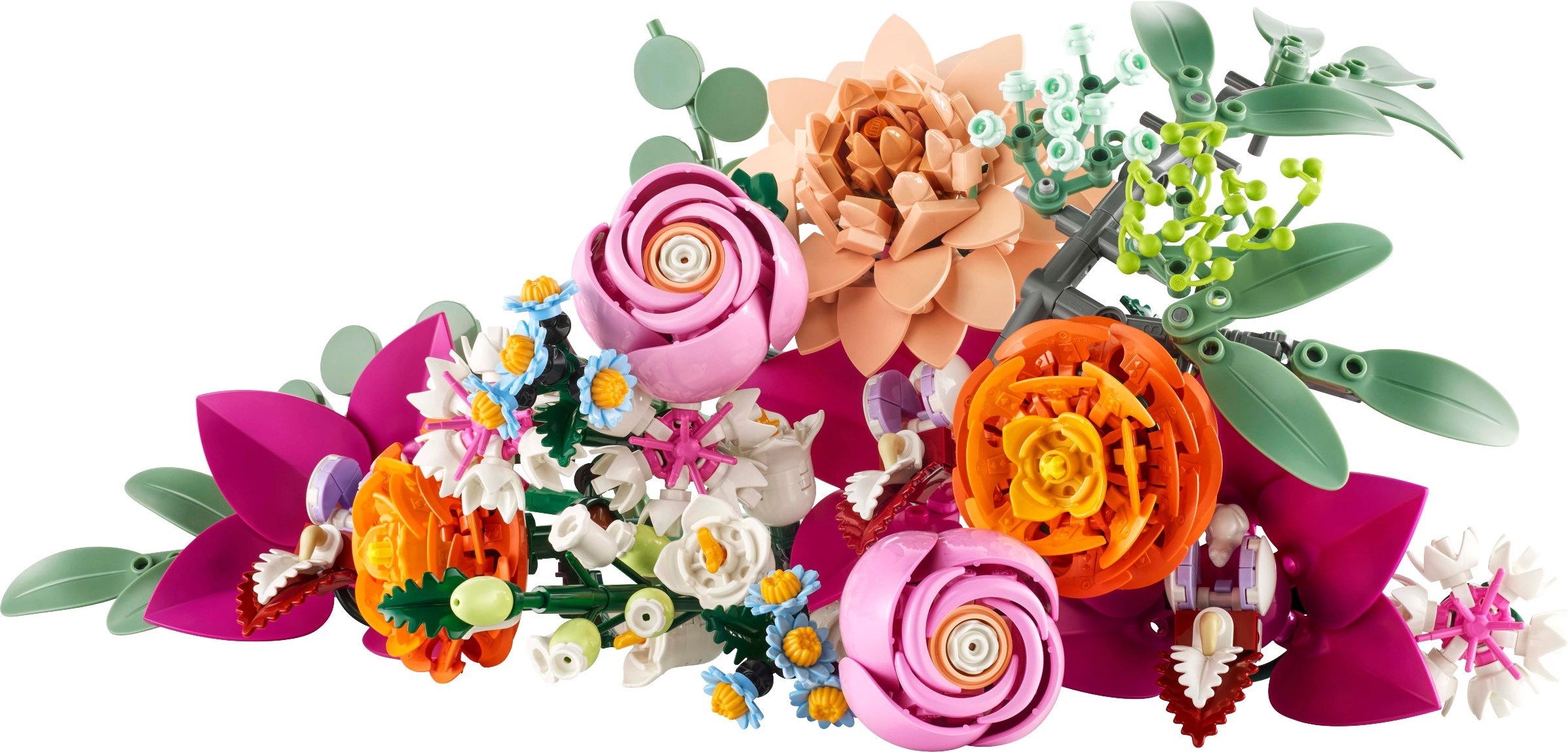 LEGO 10342 Schöner Rosafarbener Blumenstrauß