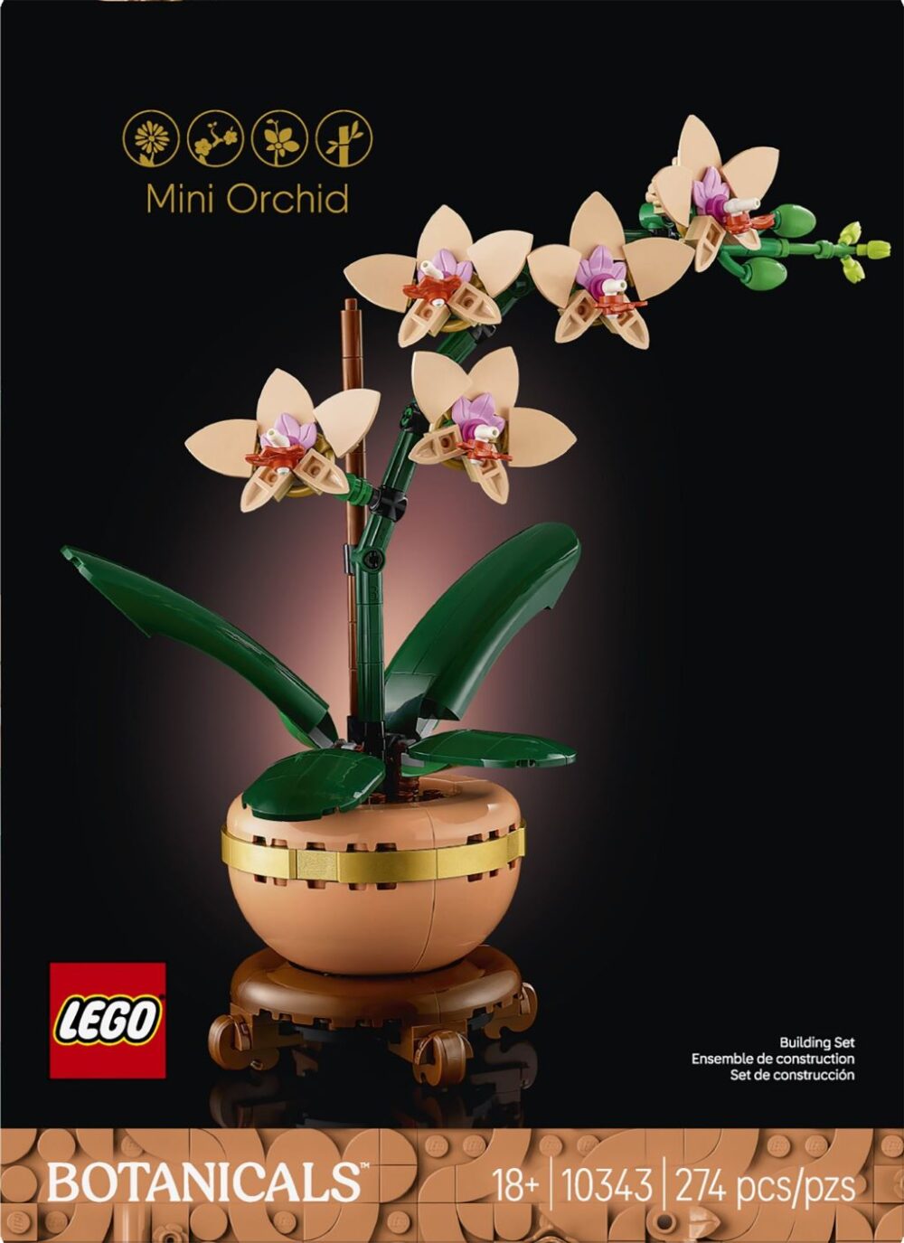 LEGO 10343 Botanicals Mini-Orchidee