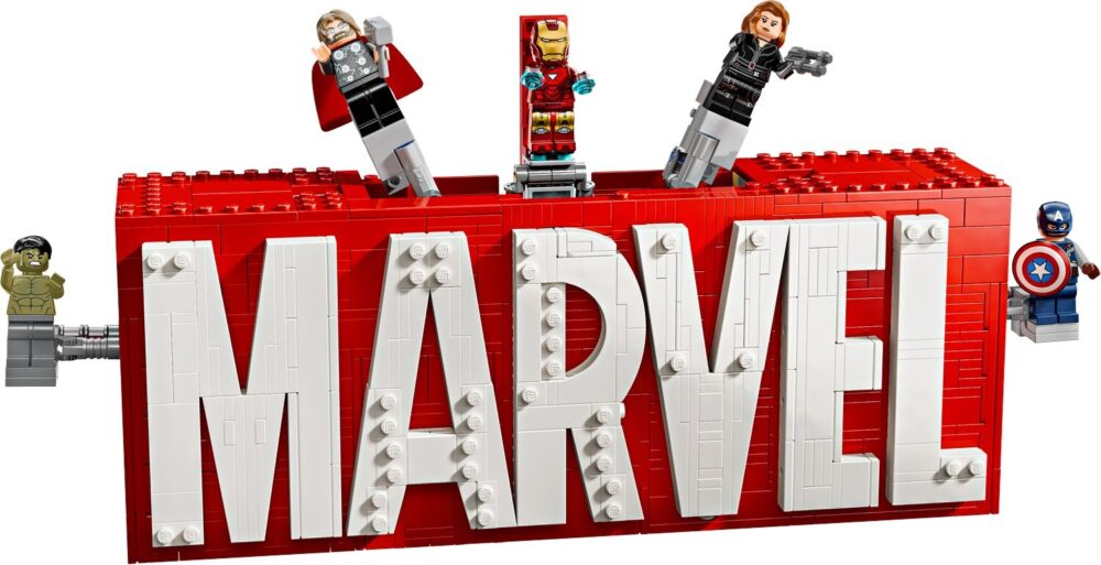 LEGO 76313 Marvel Logo & Minifiguren