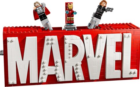LEGO 76313 Marvel Logo & Minifiguren