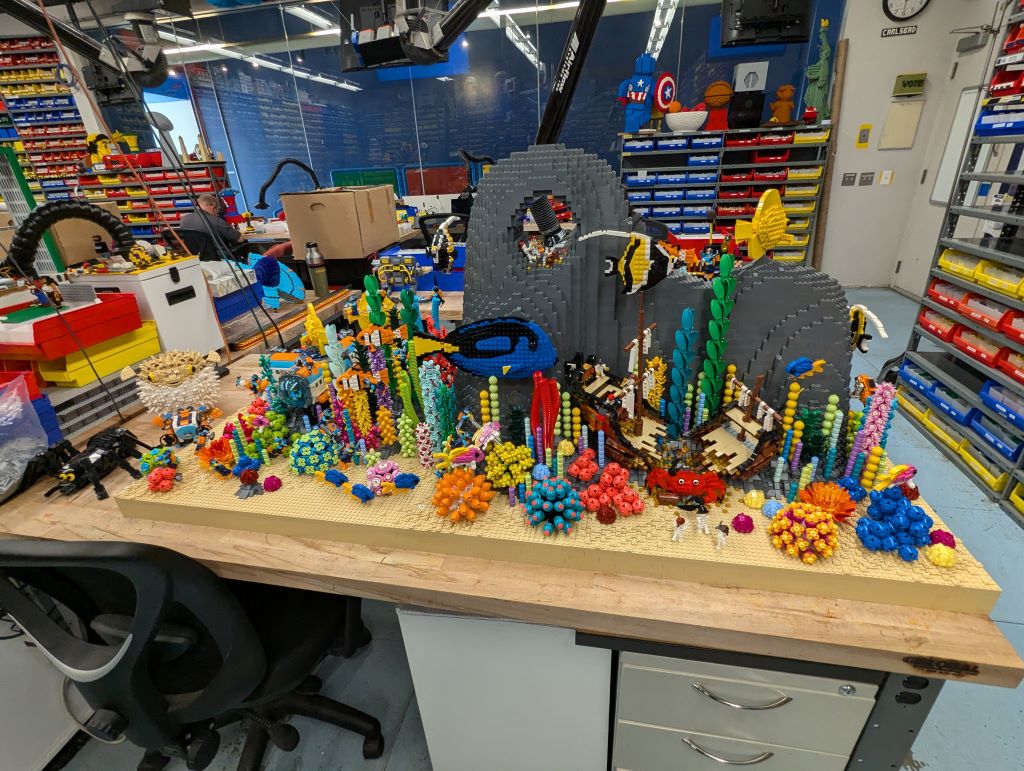 Im Sommer habe ich mit John und Josh im Model-Shop des LEGOLANDS in Kalifornien vorbeigeschaut