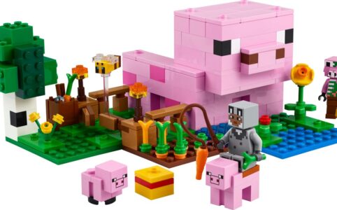 LEGO Minecraft 21268 Das Babyschwein-Haus