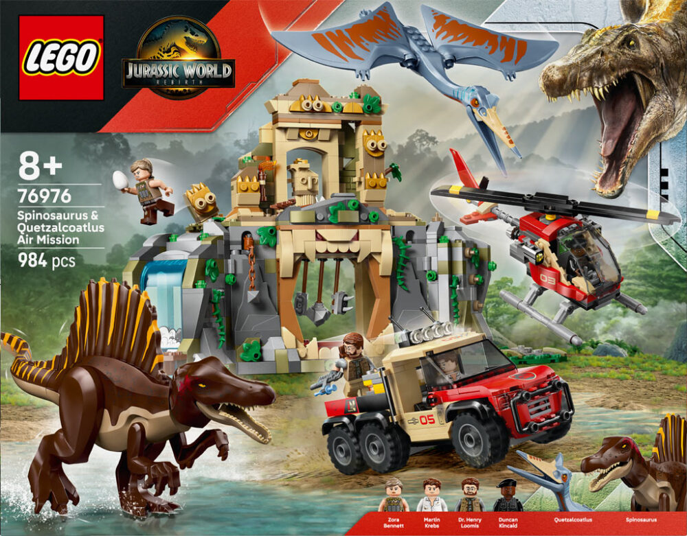 LEGO Jurassic World 76976 Rebirth Spinosaurus & Quetzalcoatlus Air Mission