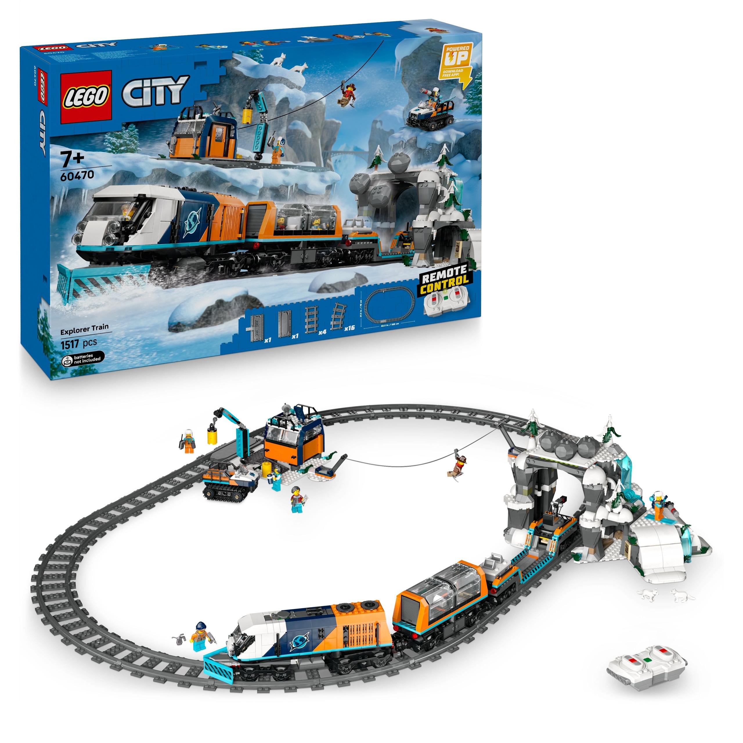 LEGO City 60470 Explorers Arctic Polar Express Train Vorgestellt Ein 