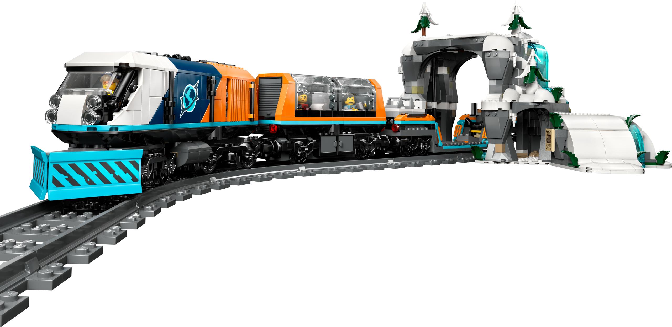 LEGO City 60470 Explorers Arctic Polar Express Train Vorgestellt Ein 