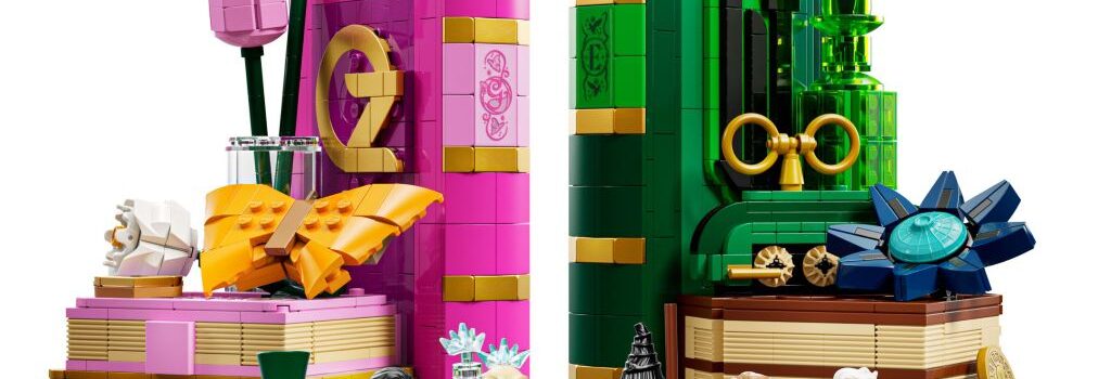 LEGO Wicked 75691 Glinda & Elphaba Bookends