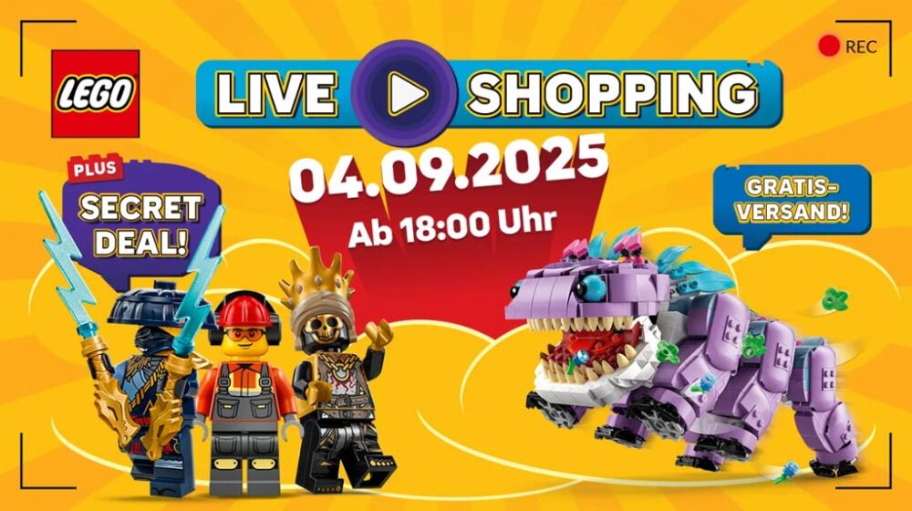 Alternate LEGO Live Shopping am 4. September 2025