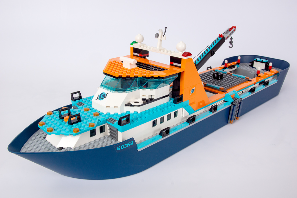 LEGO City 60368 Arktis-Forschungsschiff: Eisbrecher