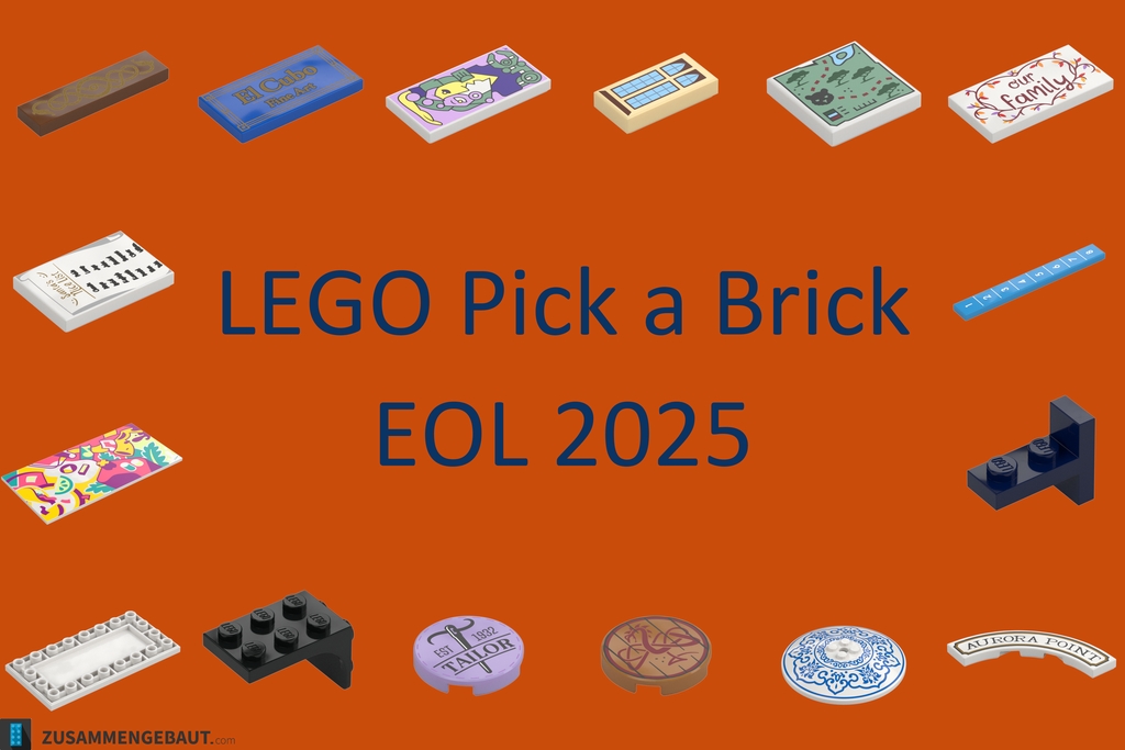 Pick a Brick EOL 2025: Platten und Kacheln