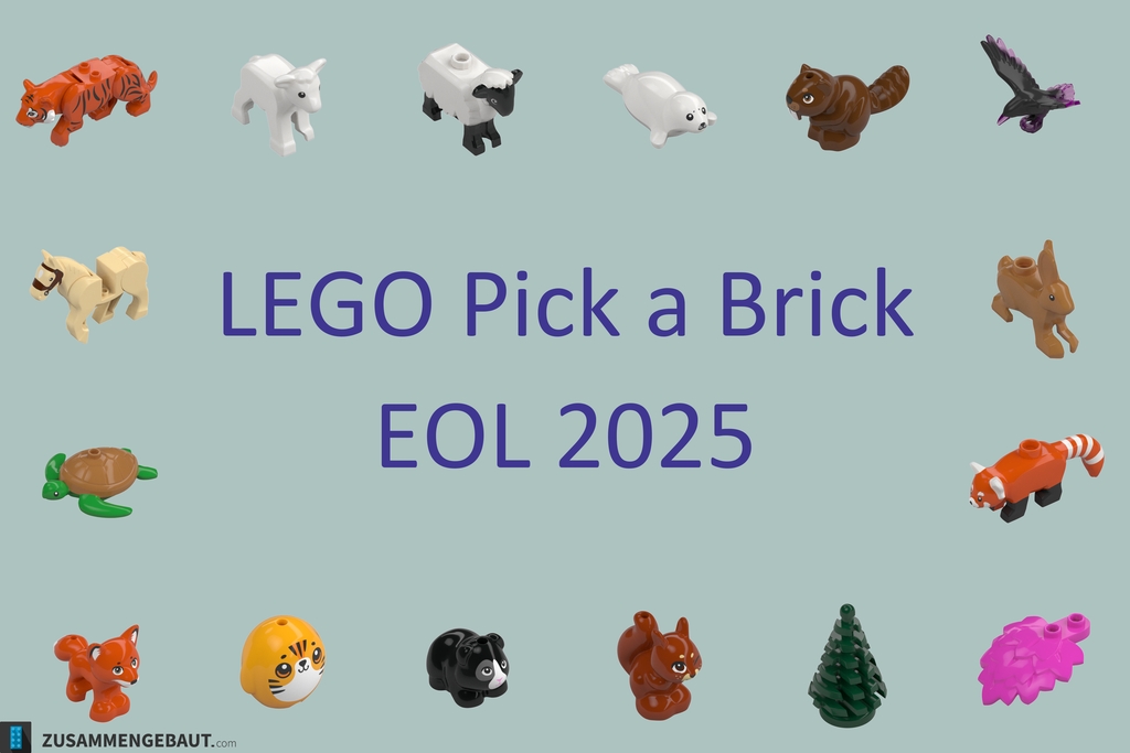 Pick a Brick EOL 2025: Tiere und Pflanzen