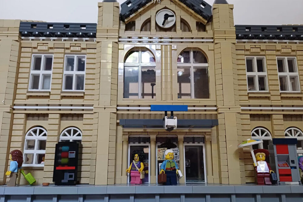 Modularer LEGO Bahnhof
