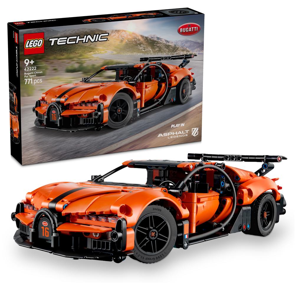 LEGO Technic 42222 Bugatti Chiron Pur Sport Hypercar