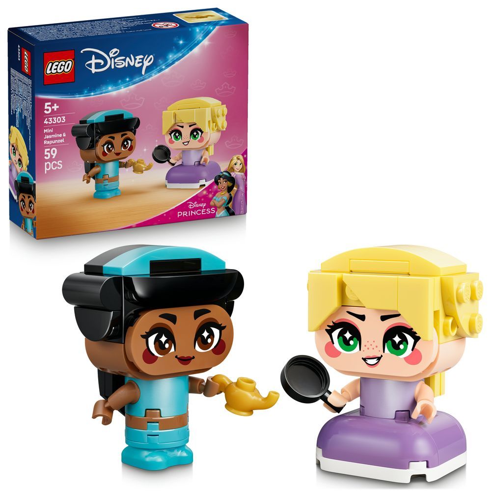 LEGO Disney 43303 Die Mini-Prinzessinnen Jasmin und Rapunzel