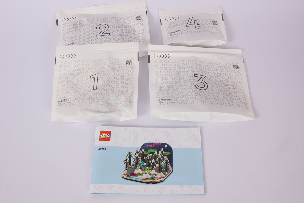 LEGO 40785 Diorama Polarlichter: Setumfang