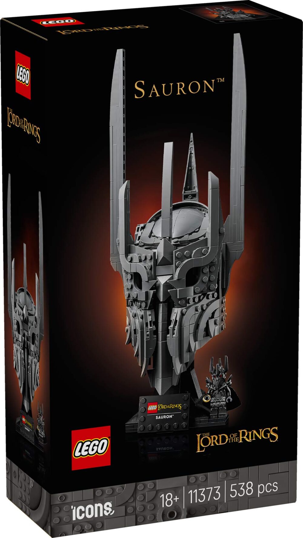 LEGO Icons 11373 Der Herr der Ringe: Saurons Helm erscheint ...