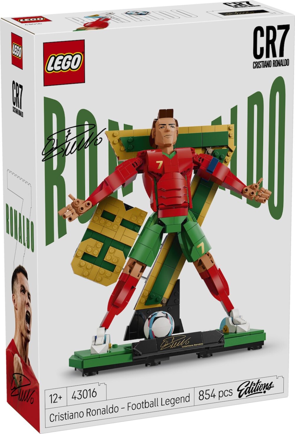 LEGO Editions 43016 Cristiano Ronaldo – Football Legend