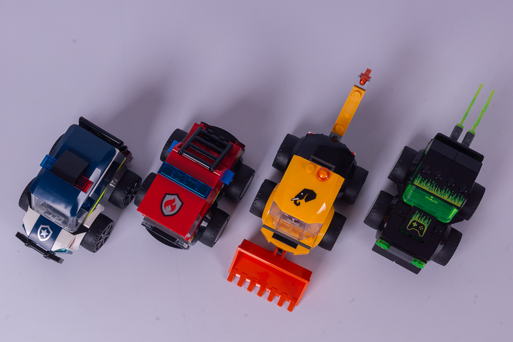 LEGO City 60481, 60482, 60483 und 60484 Coole Flitzer: Finale Modelle