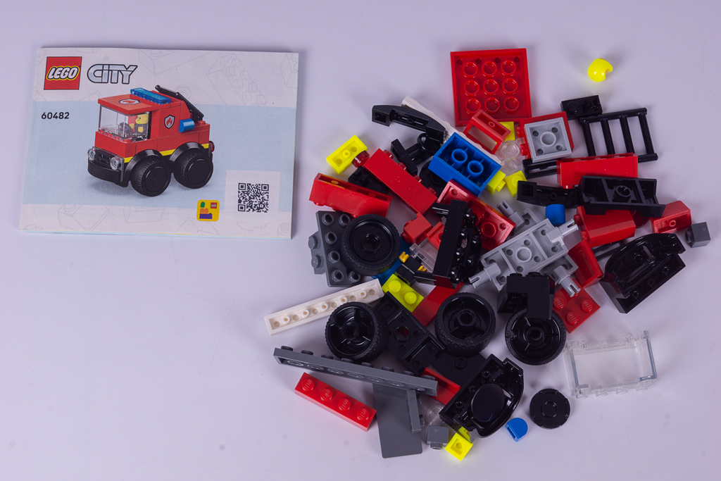 LEGO City 60482 Coole Flitzer – Löschauto: Setumfang