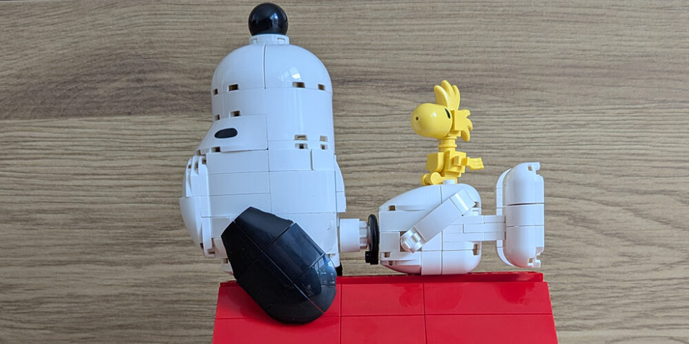Snoopy und Woodstock auf der Hütte