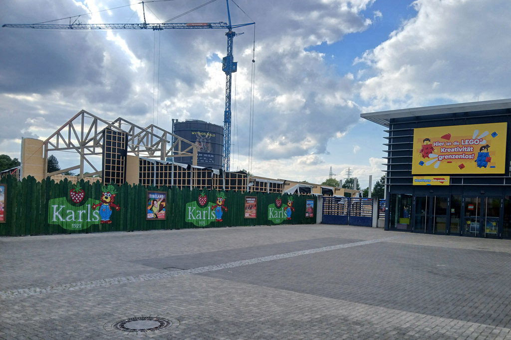 Direkte Nachbarn: Karls Erlebnis-Dorf Oberhausen und das LEGOLAND Discovery Center