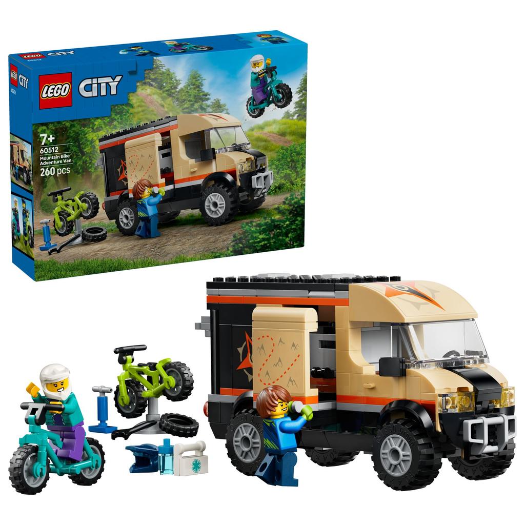 LEGO City 60512 Mountainbike-Abenteuervan