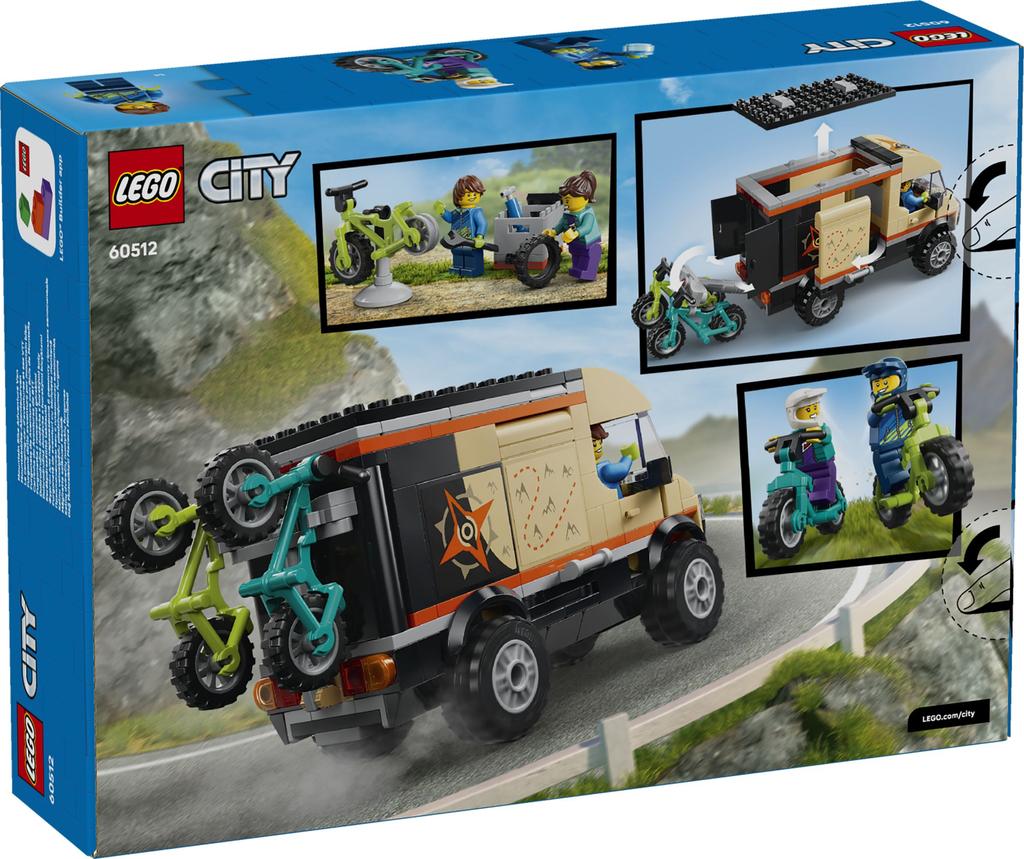 LEGO City 60512 Mountainbike-Abenteuervan