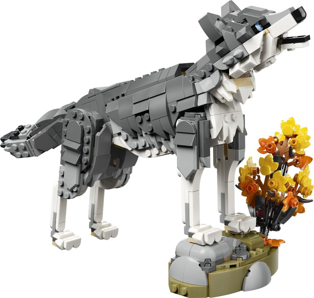 LEGO Creator 3-in-1 31393 Waldtiere: Grauer Wolf