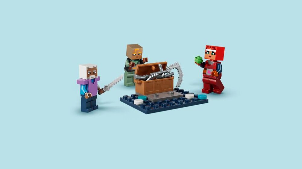 LEGO Minecraft 21591 The Twisted Warden Battle enthüllt! - zusammengebaut