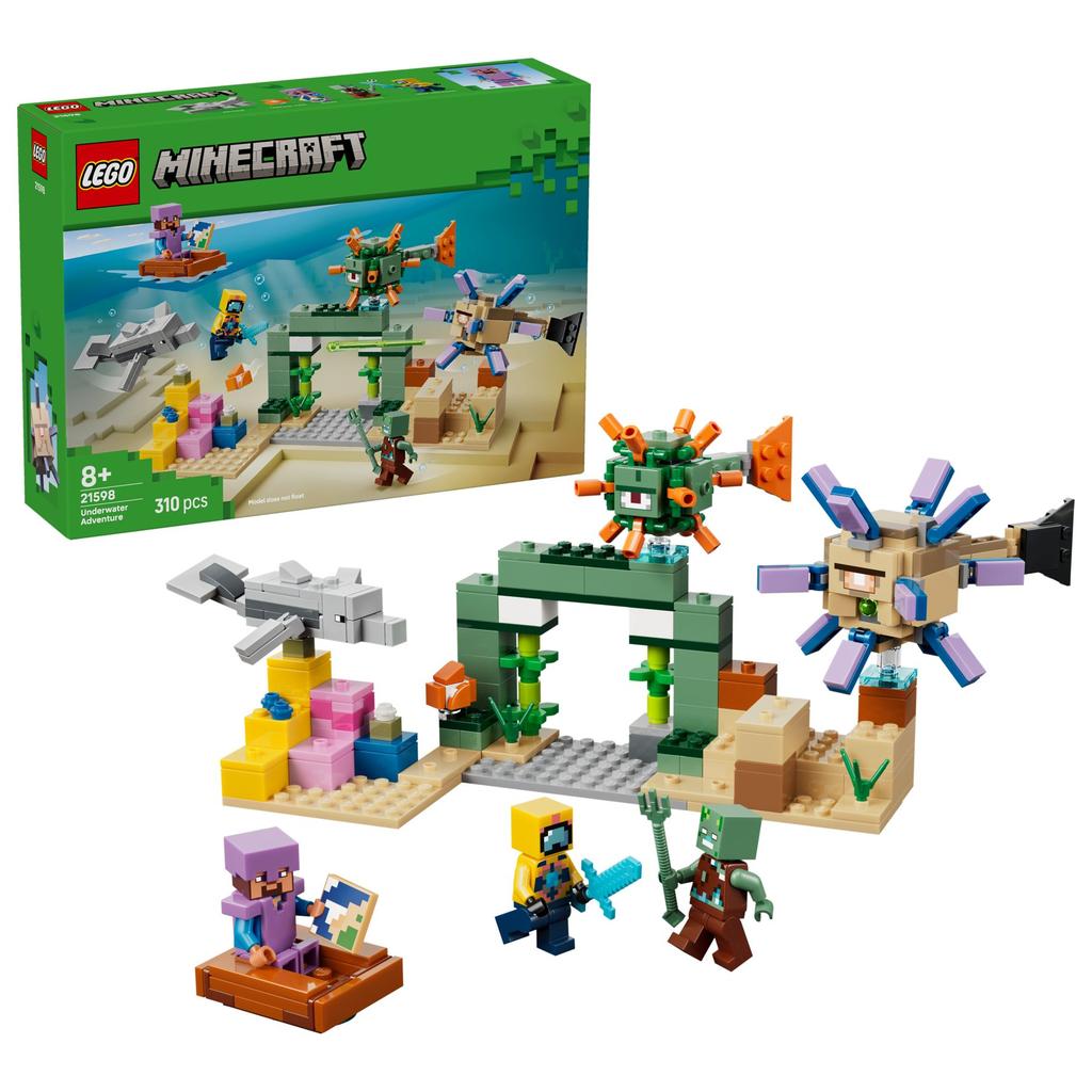 LEGO Minecraft 21598 Unterwasser-Abenteuer