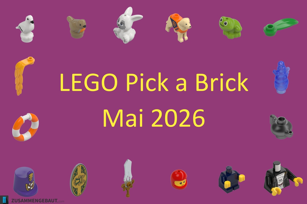 LEGO Pick a Brick Mai 2026: Tiere, Pflanzen und Minifiguren